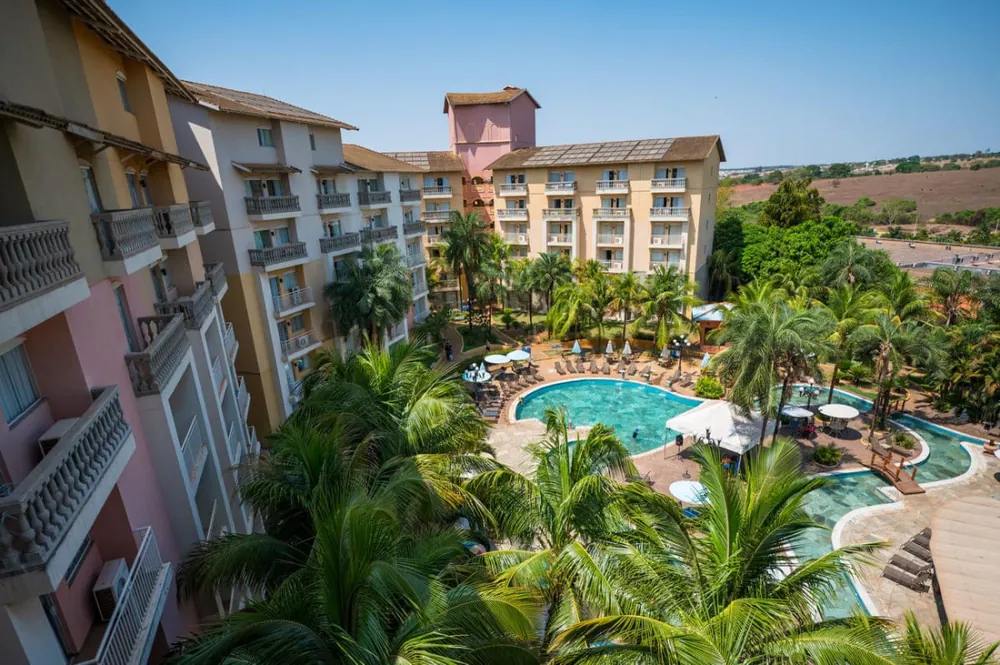 Piscinas do Thermas de Olímpia Resort