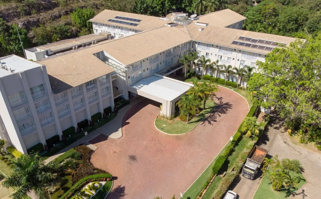Vista aérea do Hotel Turismo Resort