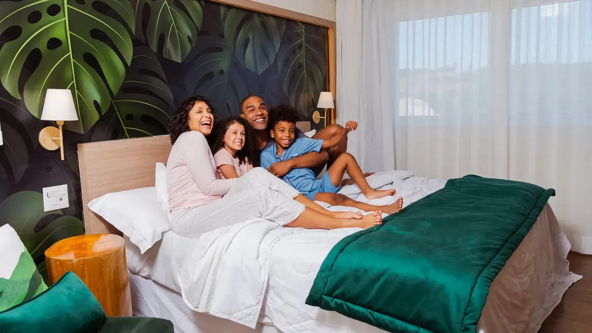 Quarto Família do Tauá Resort Atibaia